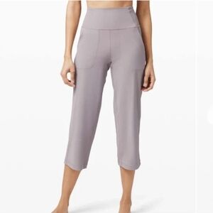 Lululemon Align Wide Leg Crop Violet Verbena